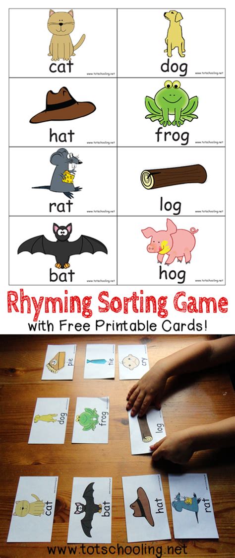Rhyming Words Games for Kids .